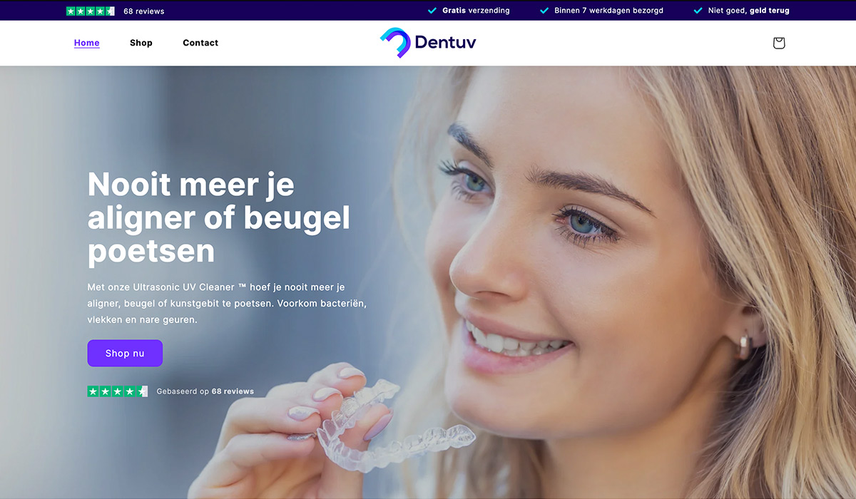 Dentuv Ultrasonic UV Cleaner