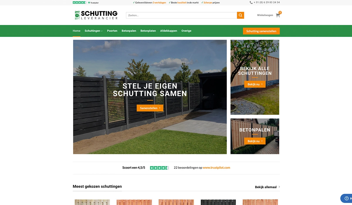 Schutting Leverancier